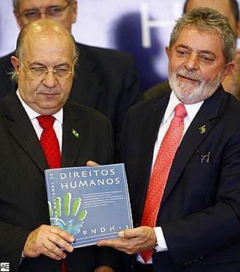 Vannuchi e a página da História Vannuchi e PNDH-3