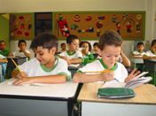 Secretaria da Educação (SC) propaga livro que qualifica o Criador de demônio Pobres e desventuradas infância e juventude, que recebem nas aulas de estabelecimentos oficiais de ensino veneno potente que mata as almas em seus primeiros albores!