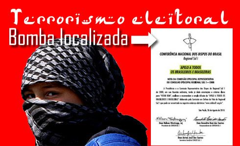 “Boato” sobre aborto é terrorismo; as Farc, não! Terrorismo Eleitoral