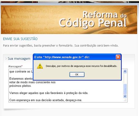 Os senadores não querem ser incomodados