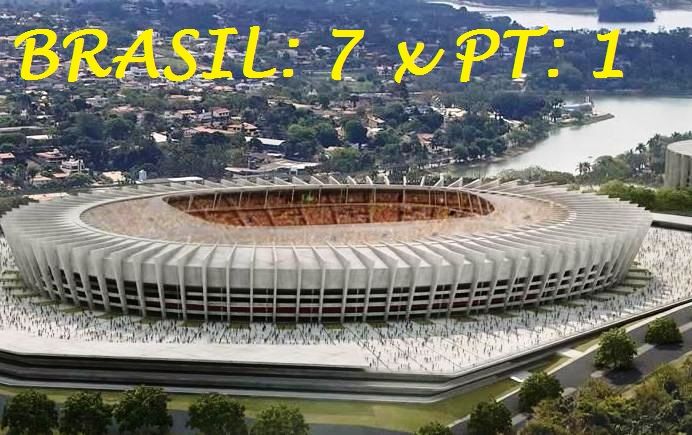 Brasil 7 x 1 PT