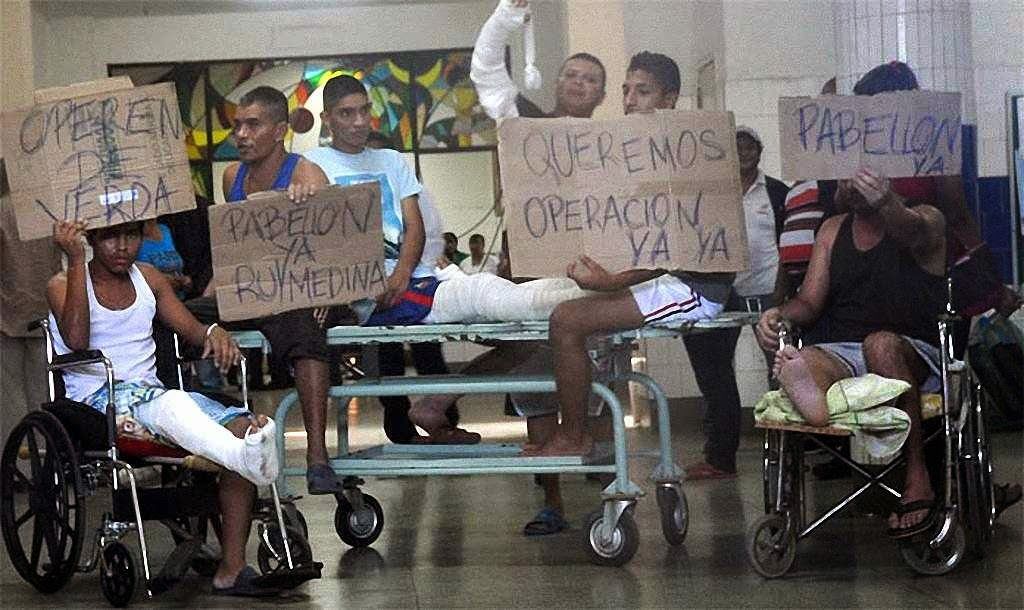 Miséria e pesadelo nos hospitais venezuelanos Pacientes pedem cirurgias e hospitalização logo