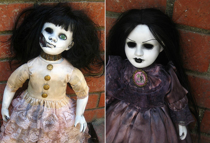 Meninas e bonecas falando palavrões