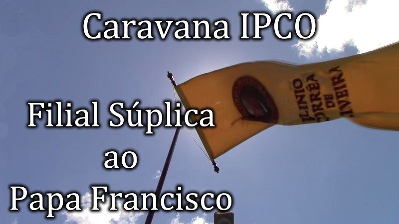 Caravana da Ação Jovem IPCO continua, em defesa da família, promovendo a Filial Súplica ao Papa