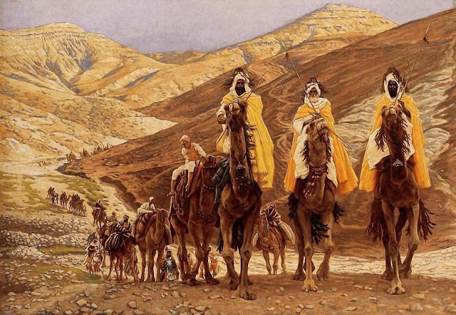 Quem foram os Reis Magos? 'A viagem dos Magos' (1894), Jacques-Joseph Tissot (1836-1902), pintor francês.