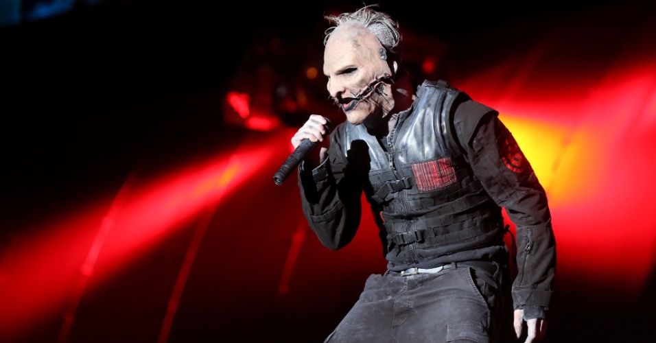 O demônio pede passagem Banda Slipknot no Rock in Rio 2015. (Foto: Fernando Maia/UOL)