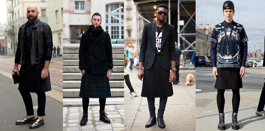 Saias para homens? Movimento prega o fim da “ditadura das calças” Saias para homens