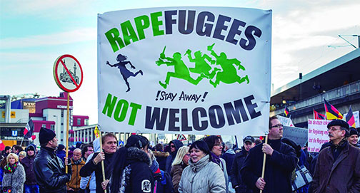 Ataques sexuais contra mulheres na virada do ano na Alemanha