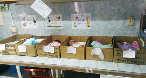 Bebês em caixas de papelão e o exemplo de Garcia Moreno