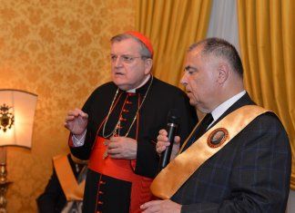 Visita de Sua Emª., o Cardeal Burke, à Sede do IPCO em São Paulo