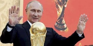 Mundial montado para propaganda da nova-URSS