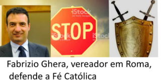 Reação exemplar, em Roma, contra a pseudo liberdade artística (de blasfemar)