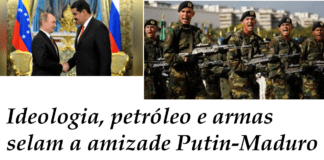 Rússia (Putin) continua sustentando a Venezuela, até militarmente. A opressão continua