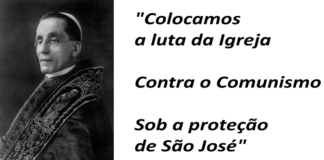 O Papa adverte: “É preciso desconfiar da propaganda socialista”