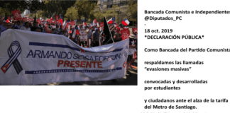 Cubanos livres protestam contra o comunismo: Chile não pode ser a nova Cuba