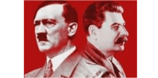 Materialismo nazista, materialismo comunista. Santo Ofício condenou livro nazista.