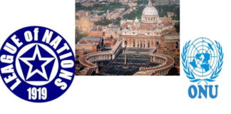 Os direitos do Papado, a ONU e a Liga da Nações. A falsa Moral do Comunismo.