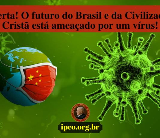 Alerta! O futuro do Brasil e da Civilização Cristã está ameaçado por um vírus!
