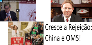 Mais uma derrota da China e da OMS. Clamor, pró vida, contra o surto do coronavírus. Alerta Brasil