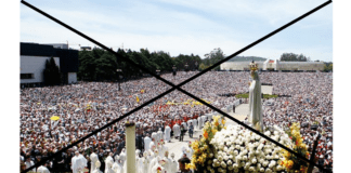 Fátima, 13 de maio: 3.500 agentes e zero devotos. Hipertrofia do instinto de conservação