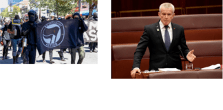 Também na Austrália senador pede incluir Antifa como organização terrorista