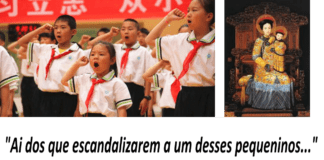 Doutrinação comunista de crianças chinesas. E o clamor universal onde está?