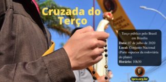 Caravana Cruzada do Terço – Terço público 07 de julho em Brasilia
