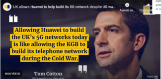 Huawei sofre revés na Inglaterra. Novas denúncias de espionagem pró PCCh. E o Brasil?