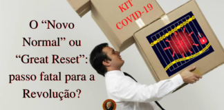 O “Novo Normal” ou “Great Reset”: passo fatal para a Revolução?