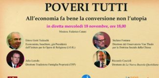 Comunicado sobre a conferência “Todos Pobres”