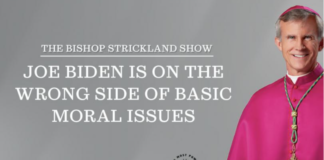 Bispo Strickland: Biden está do lado errado (moral)