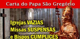 Carta do Papa São Gregório, o escândalo das Missas suspensas e os Bispos cúmplices