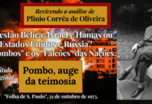 A Questão Bélica: Israel e Hamas ou Estados Unidos e Rússia? Os “Pombos” e os “Falcões” das Nações.