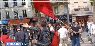 Esquerdistas atacam procissão na França