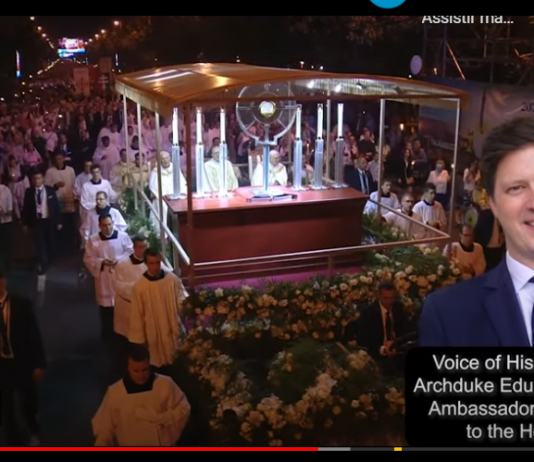 200 mil (Budapeste) em procissão do Ssmo. Sacramento