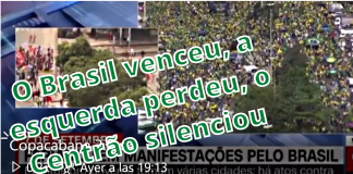 7 de setembro, renasce o Brasil, perde a esquerda, implodiu o falso Centrão