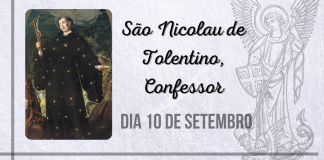 10/09 – São Nicolau de Tolentino, Confessor