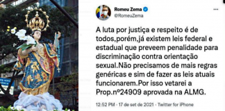 Governador Zema veta (ampliação) da ideologia de gênero