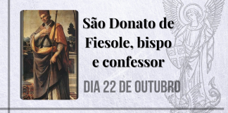 22/10 – São Donato de Fiesole, bispo e confessor