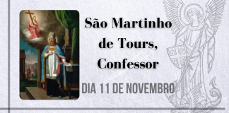 11/11 – São Martinho de Tours, Confessor