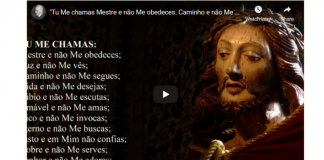 Antiga inscrição num vitral da catedral de Lübeck