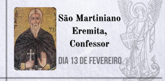 13/02 – São Martiniano Eremita, Confessor
