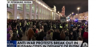 Invasão da Ucrânia: russos protestam em 50 cidades contra Putin: 1.700 prisões