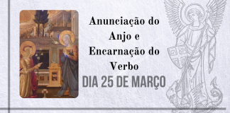 25/03 – Anunciação do Anjo e Encarnação do Verbo