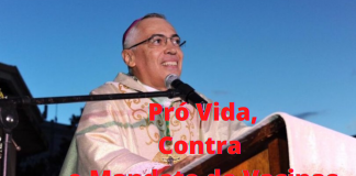 Bispo pró Vida, contra Mandato de Vacinas, é removido pelo Vaticano