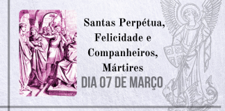 07/03 – Santas Perpétua, Felicidade e Companheiros, Mártires