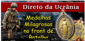 TFP distribui Medalha Milagrosa na linha de frente dos soldados ucranianos