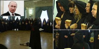 Feiticeiras no abismo perverso de Putin