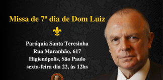 Convite para Missa de 7º dia de Dom Luiz
