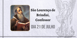 21/07 – São Lourenço de Brindisi, Confessor